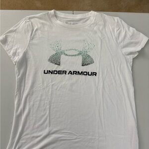 Under Armour White T-Shirt Short Sleeve